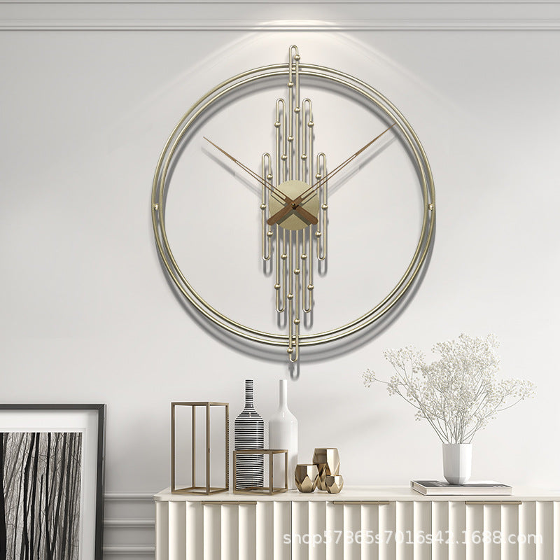 Creative Iron Cross-Border Modern Light Luxury Living Room Wall Clock