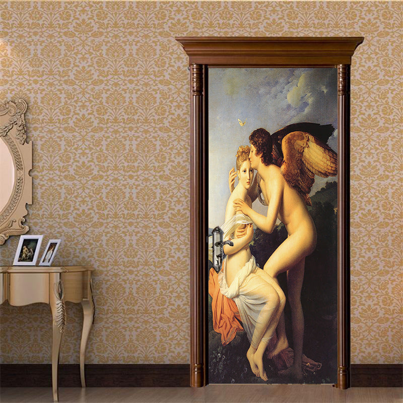 Adhesive Living Room Angel Painting Decoration
