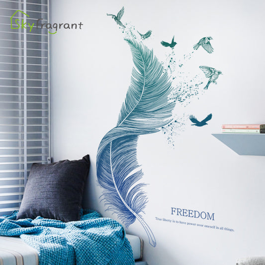 Bedroom Wall Decoration Light Luxury Wall Stickers