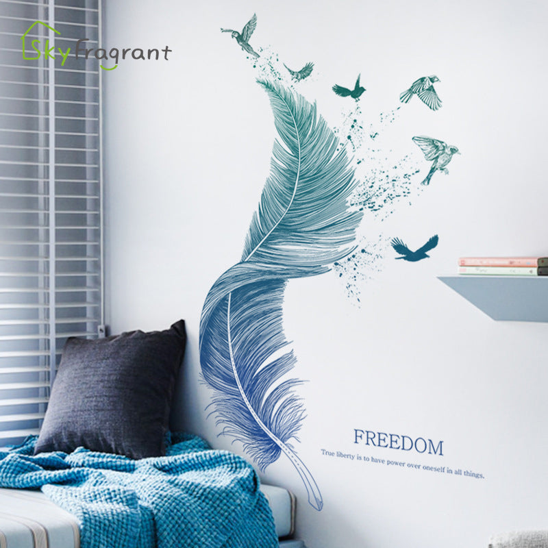 Bedroom Wall Decoration Light Luxury Wall Stickers