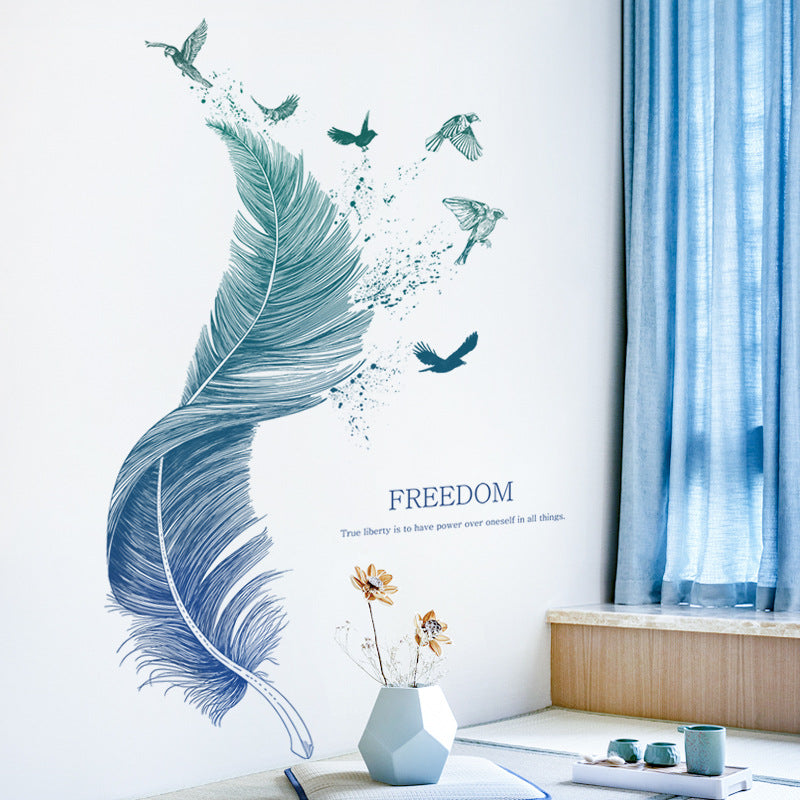 Bedroom Wall Decoration Light Luxury Wall Stickers