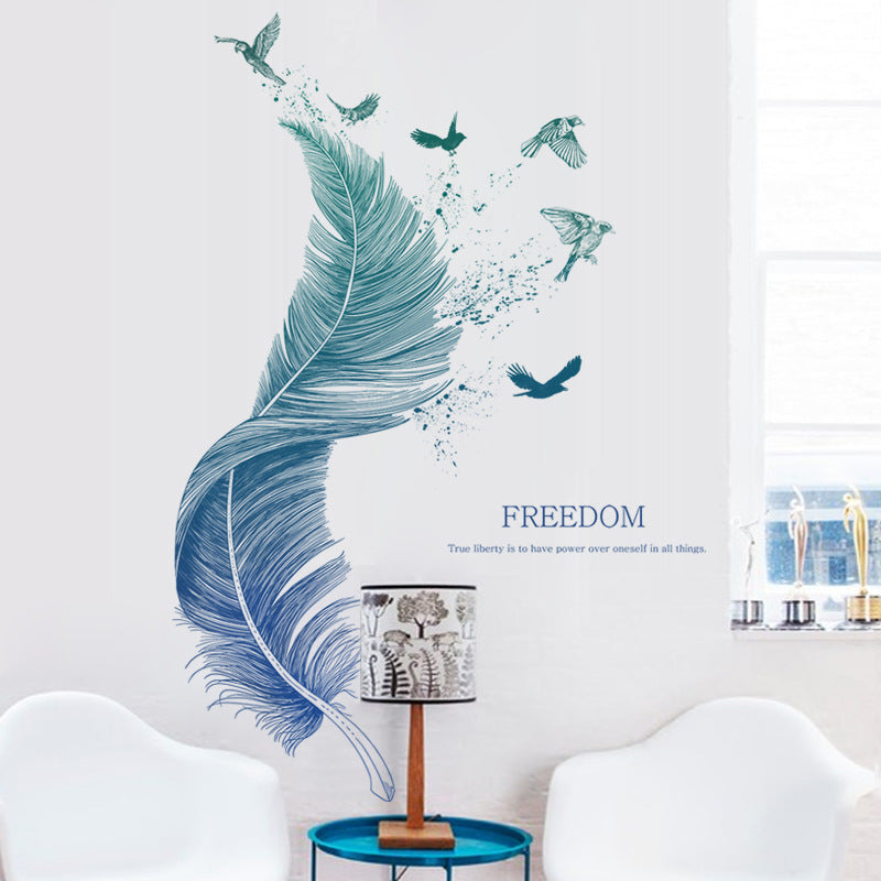 Bedroom Wall Decoration Light Luxury Wall Stickers