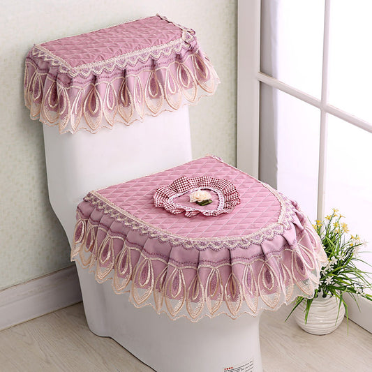 Three-Piece Zippered Toilet Seat Set