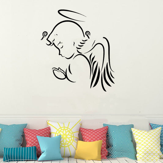 Angel Baby Wishing Pattern Wall Stickers