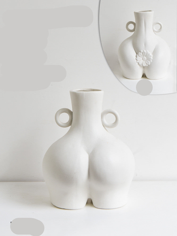 Body Art Flower Arrangement Home Decoration Vase