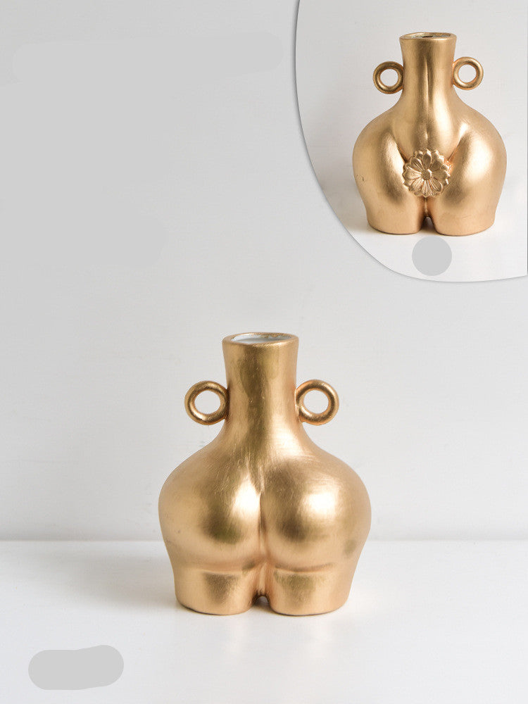Body Art Flower Arrangement Home Decoration Vase