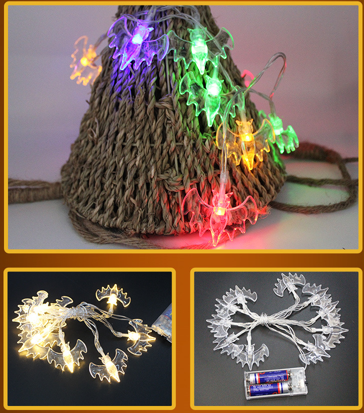 LED String Pumpkin Lights Lantern Halloween Decoration