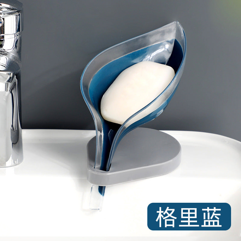 Plastic Leaf Style Soap Dish