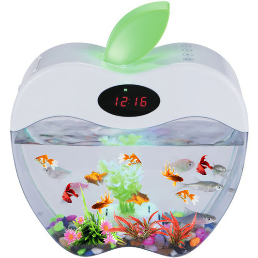 Smart USB Apple-Shaped Desktop Mini Fish Tank