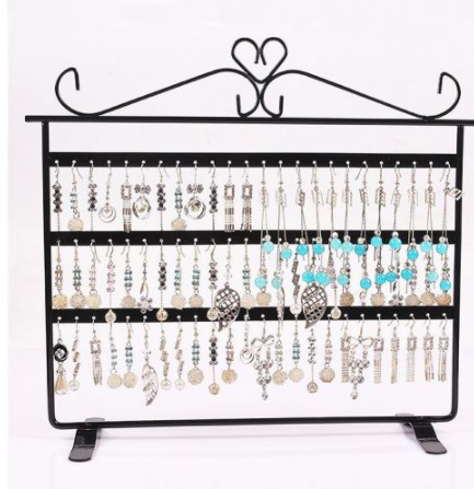 Earring Storage Rack Jewelry Shelf