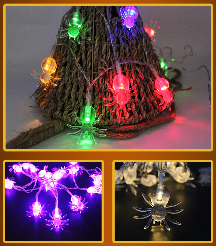 LED String Pumpkin Lights Lantern Halloween Decoration