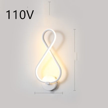 LED Minimalist Bedroom Bedside Lamp (Multiple Variants)