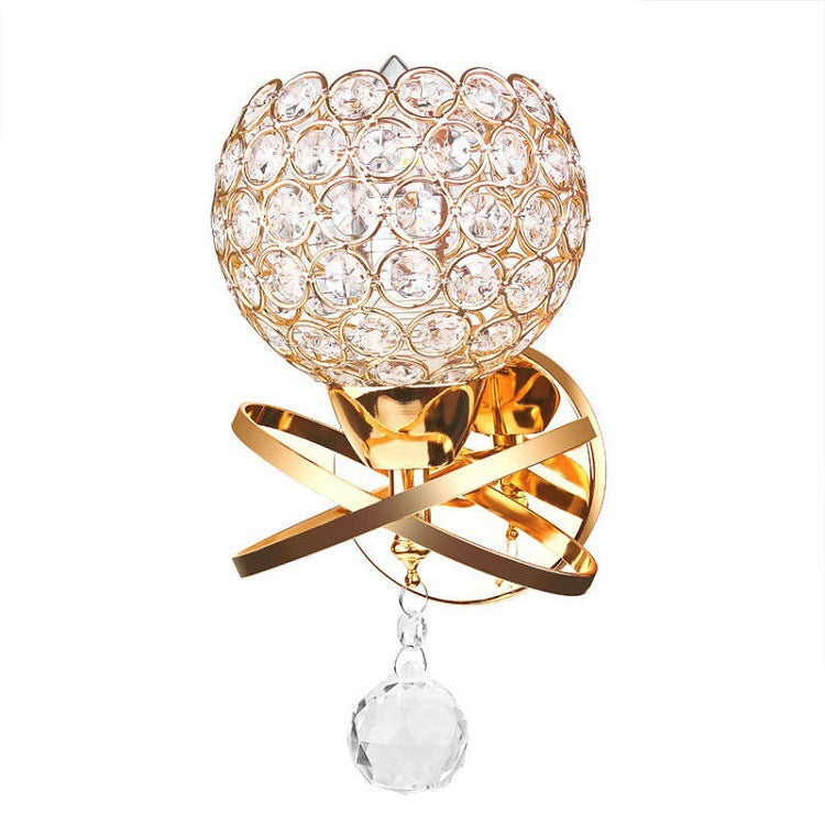 Crystal Bedroom Wall Lamp