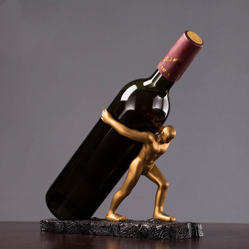 Wine Bottle Holder Shelf Ornament