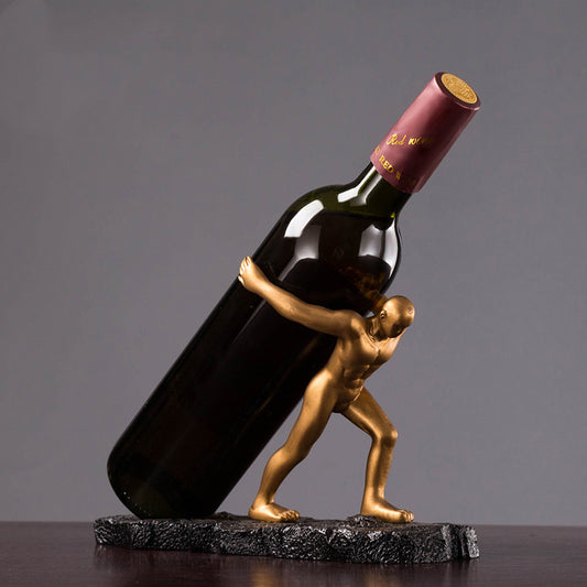 Wine Bottle Holder Shelf Ornament