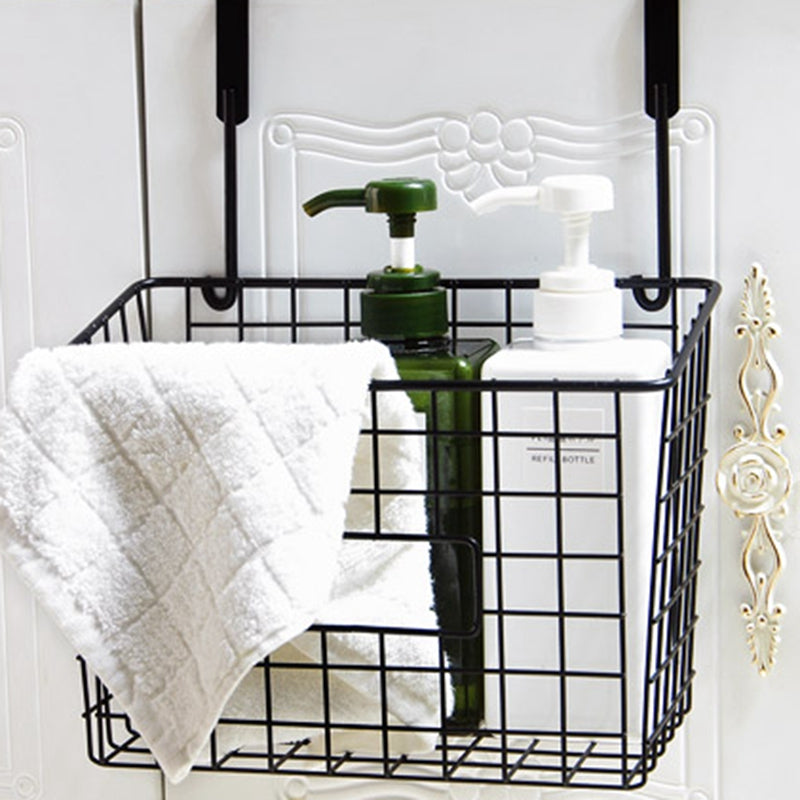Over the Cabinet Wall Mount Organizer Basket