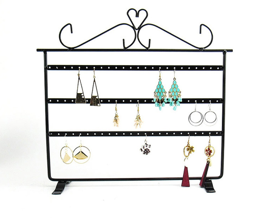 Earring Storage Rack Jewelry Shelf