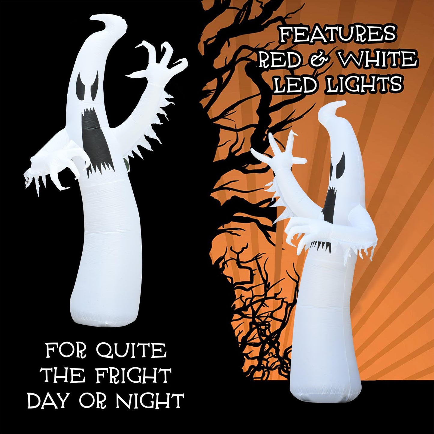 12 FT Outdoor Ghost Halloween Decoration