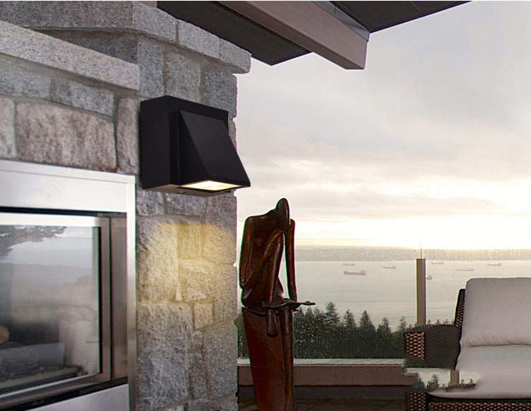 Waterproof Wall Lamp For Courtyard Background