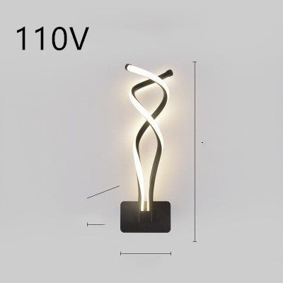 LED Minimalist Bedroom Bedside Lamp (Multiple Variants)