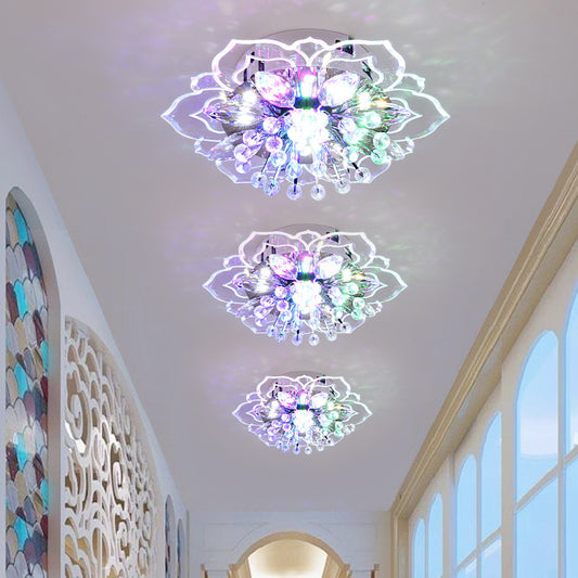 Small Crystal Corridor Modern Minimalist Living Room Lamp