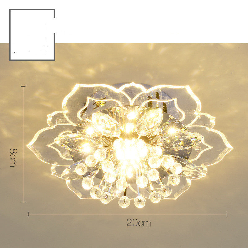 Small Crystal Corridor Modern Minimalist Living Room Lamp