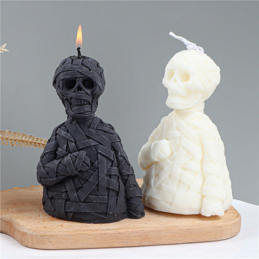 Zombie Skull Silicone Candle Mold Halloween Decoration