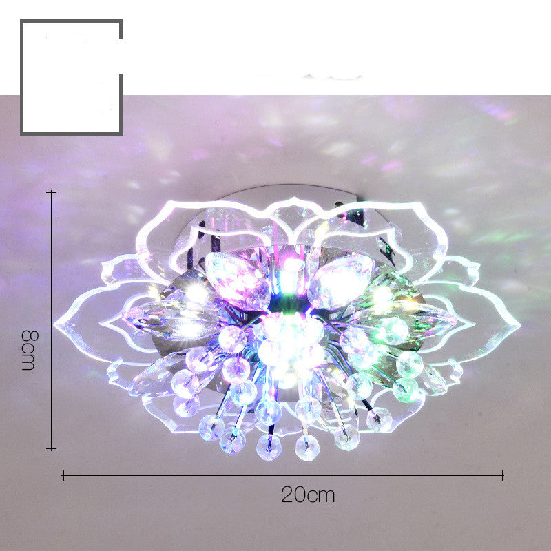 Small Crystal Corridor Modern Minimalist Living Room Lamp