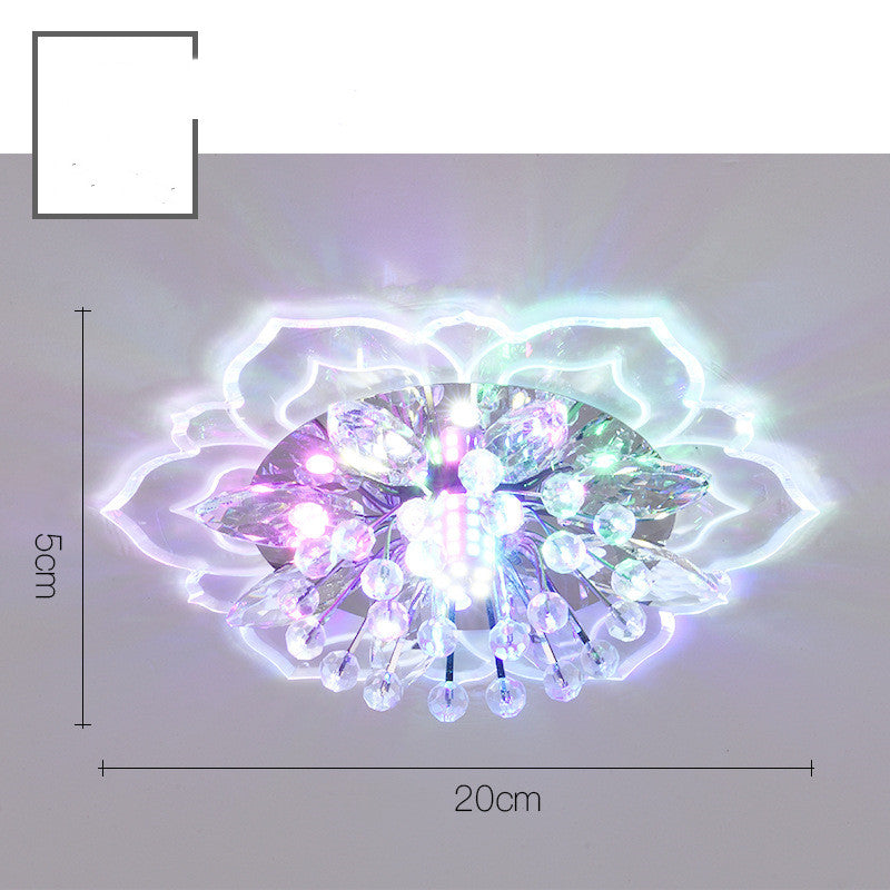 Small Crystal Corridor Modern Minimalist Living Room Lamp