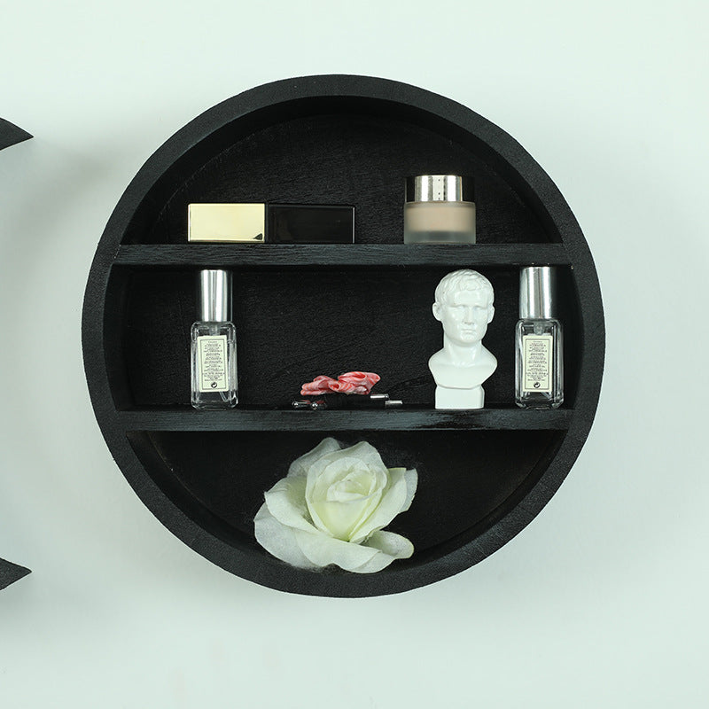 Wooden Moon Decoration Shelf