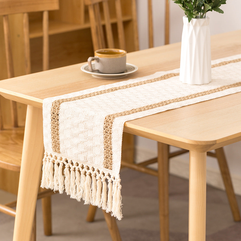 Cotton Linen Color Matching Table Cloth
