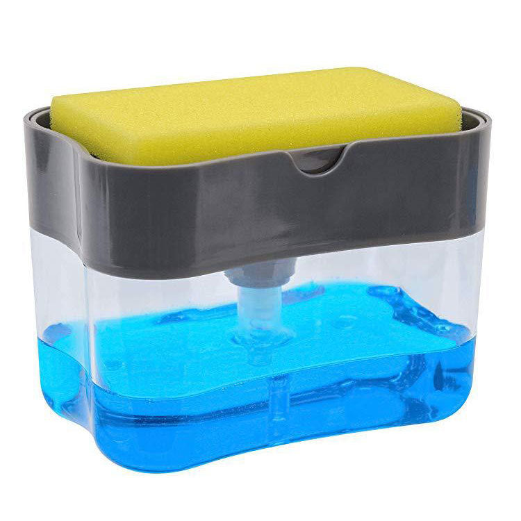 Kitchen Soap Dish Dispenser For Sponge