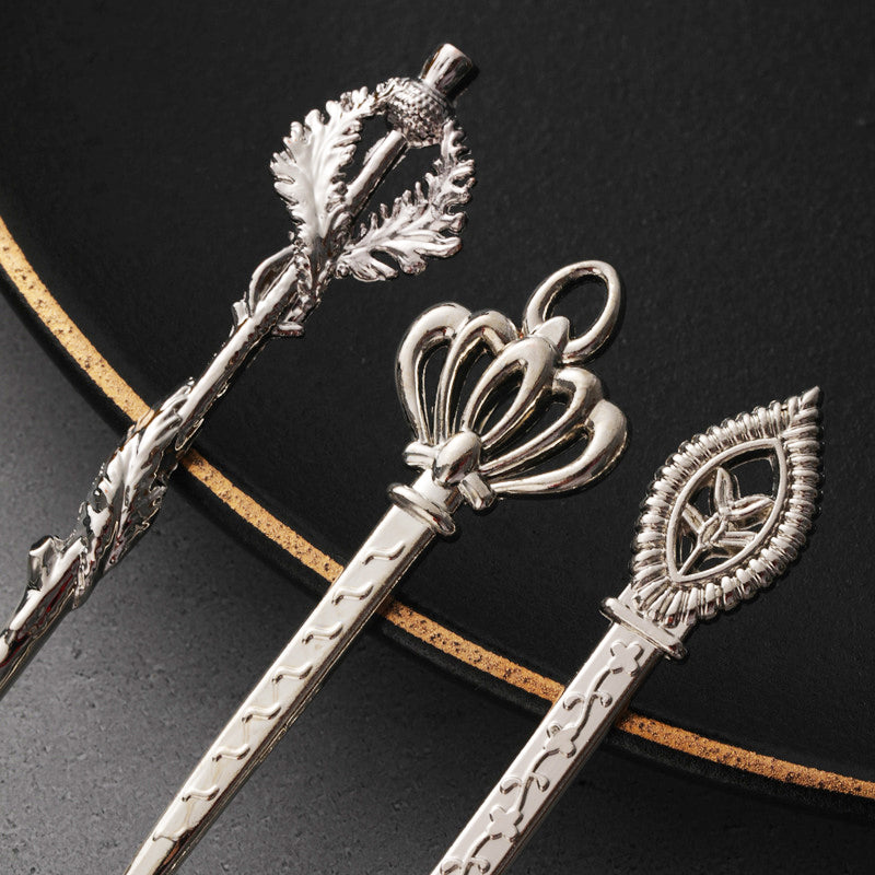 European 6 Piece Set Fruit Fork Retro Decoration Cutlery