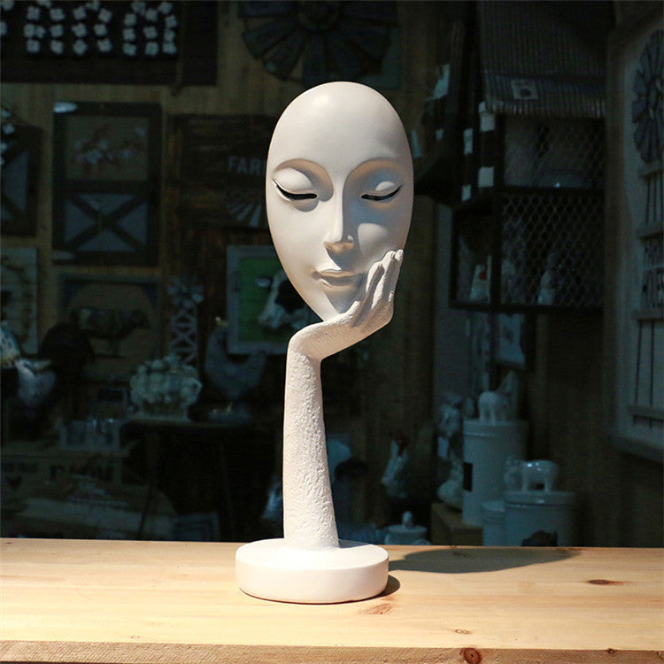 Female Character Mask Sculpture