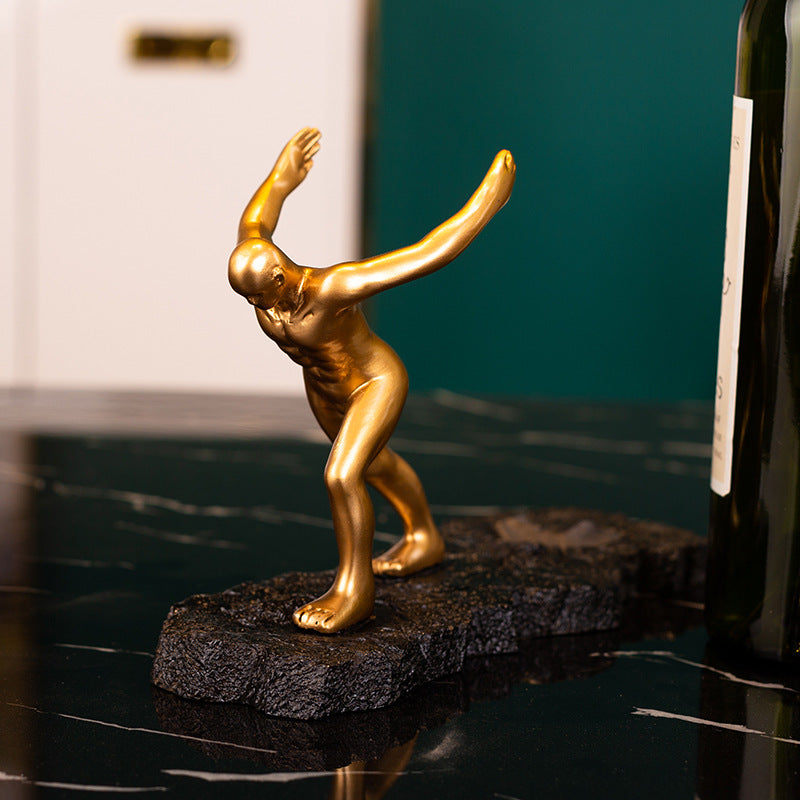 Wine Bottle Holder Shelf Ornament
