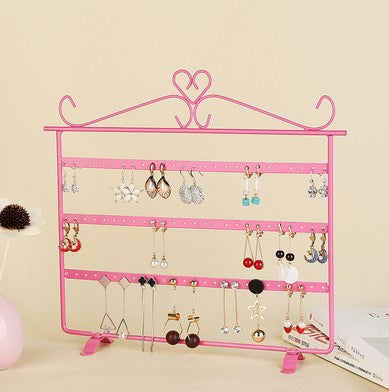 Earring Storage Rack Jewelry Shelf