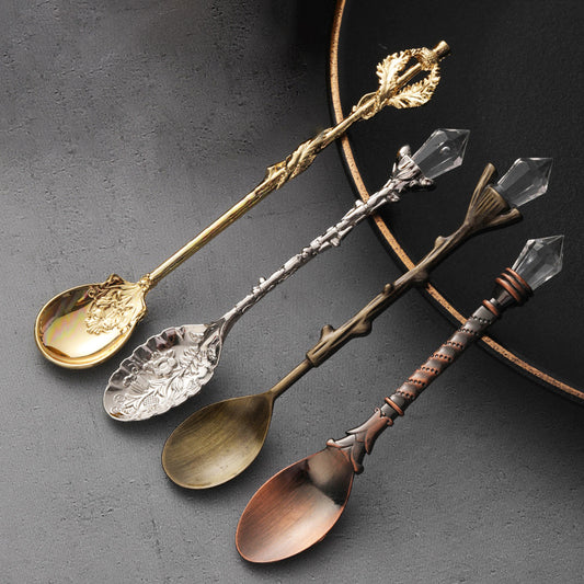 European 6 Piece Set Fruit Fork Retro Decoration Cutlery