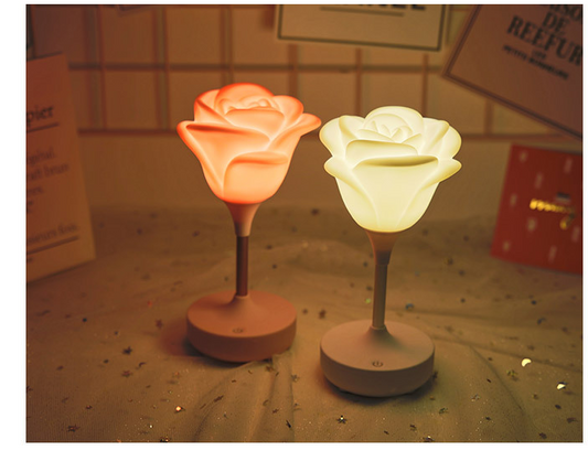 Creative USB Touch Rose Bedroom Night Light