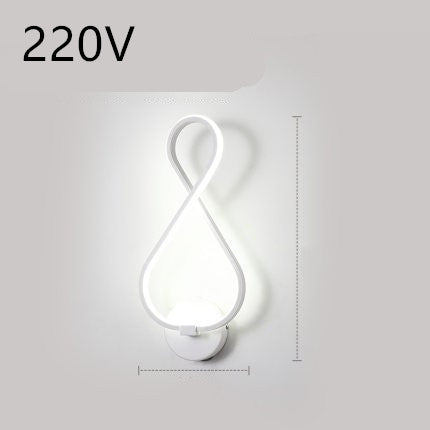 LED Minimalist Bedroom Bedside Lamp (Multiple Variants)