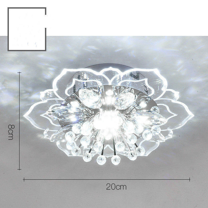 Small Crystal Corridor Modern Minimalist Living Room Lamp