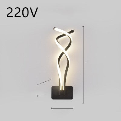 LED Minimalist Bedroom Bedside Lamp (Multiple Variants)