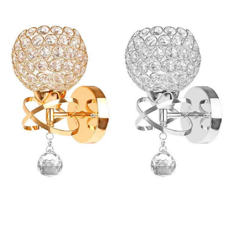 Crystal Bedroom Wall Lamp
