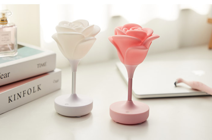 Creative USB Touch Rose Bedroom Night Light