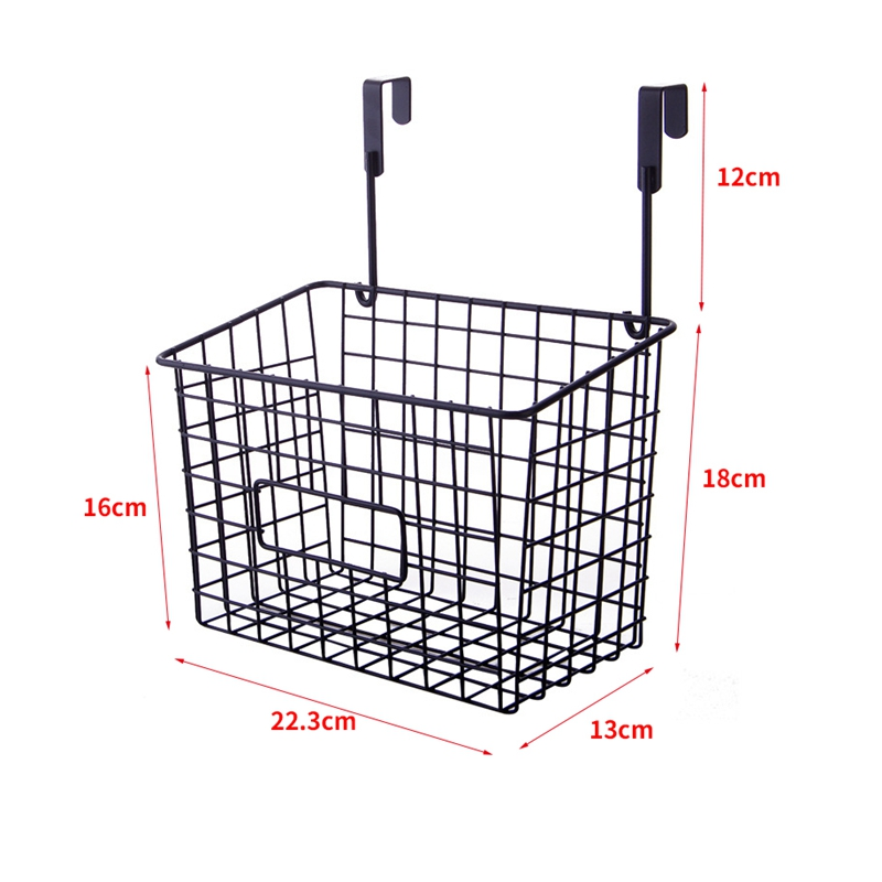 Over the Cabinet Wall Mount Organizer Basket