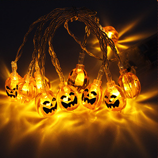 LED String Pumpkin Lights Lantern Halloween Decoration
