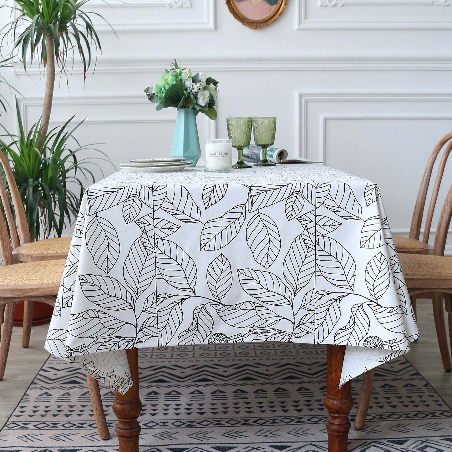 Simple Printed Coffee Table Cloth