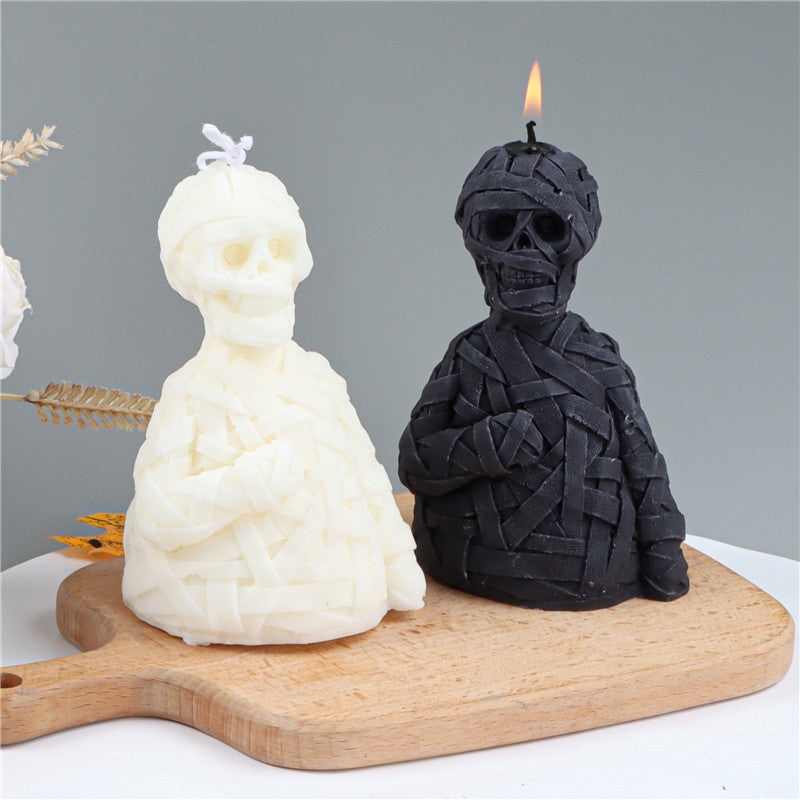 Zombie Skull Silicone Candle Mold Halloween Decoration