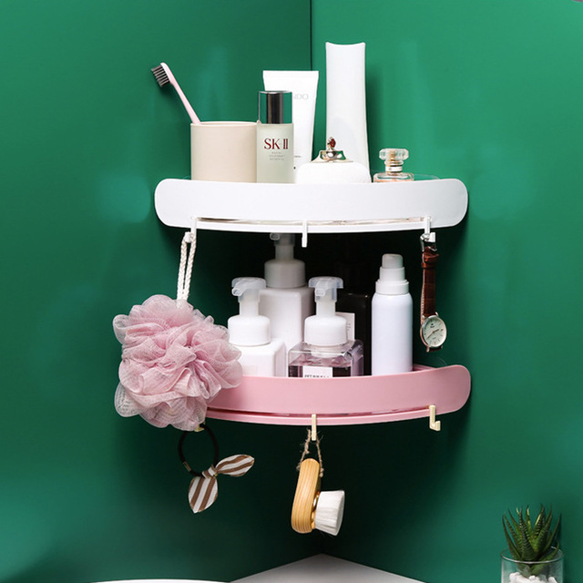 Triangular Bathroom Corner Shelf