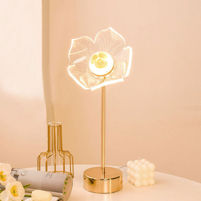 Decorated Bedroom Table Lamp