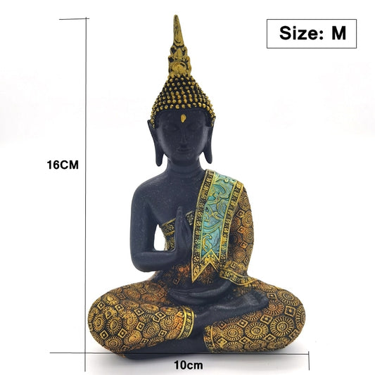 Hand Made Thailand Buddhism Meditation Figurine